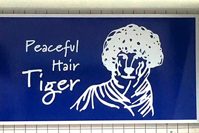 Peaceful Hair Tiger（おだやかな髪のトラ）