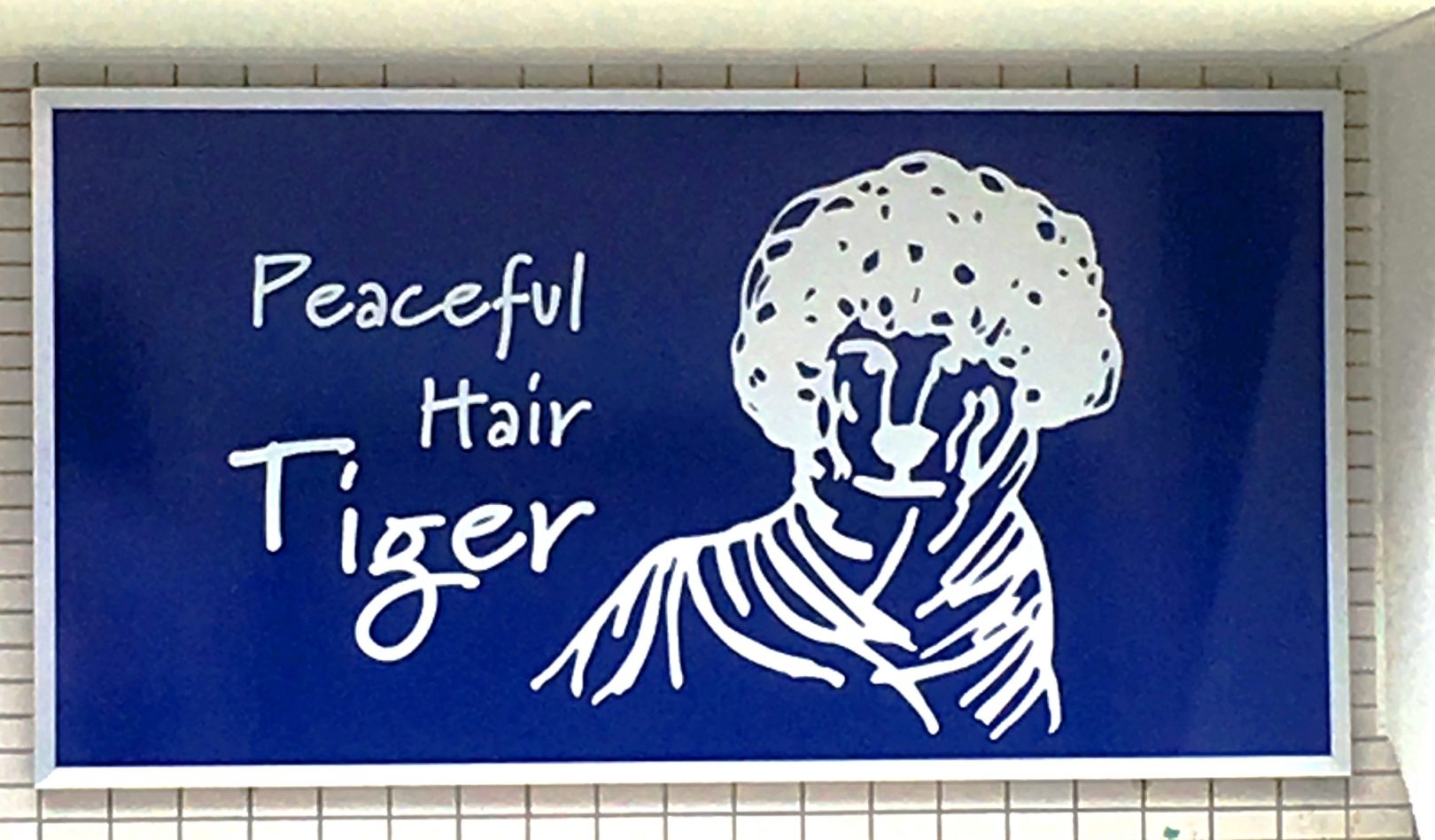 Peaceful Hair Tiger（おだやかな髪のトラ）