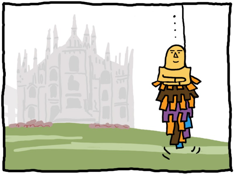 おしえてミノさん「パワーショルダー」3 ©︎ Yoko Kadokawa