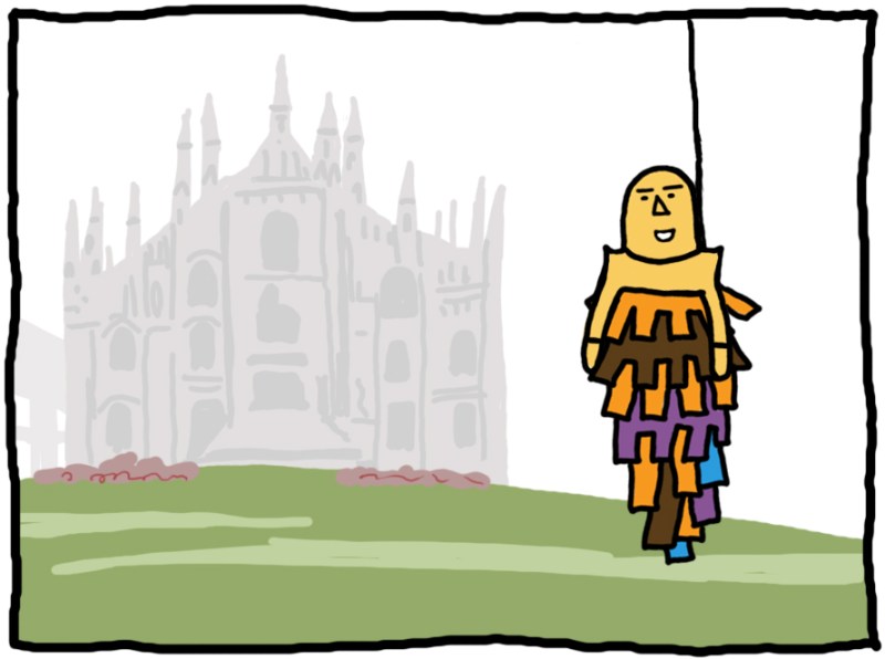 おしえてミノさん「パワーショルダー」14 ©︎ Yoko Kadokawa