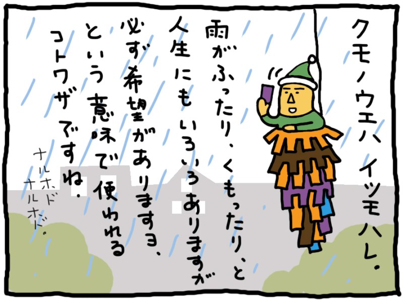 おしえてミノさん「雲の上はいつも晴れ」14 ©︎Yoko Kadokawa