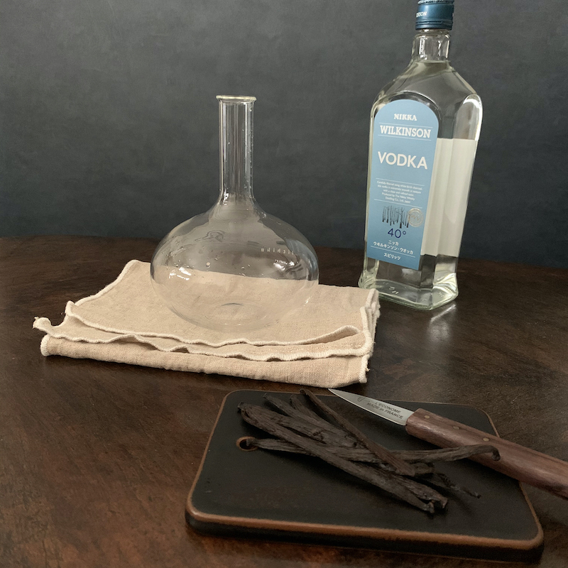 バニラエキストラクトの材料