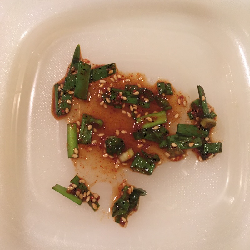 エゴマの葉の醤油漬け