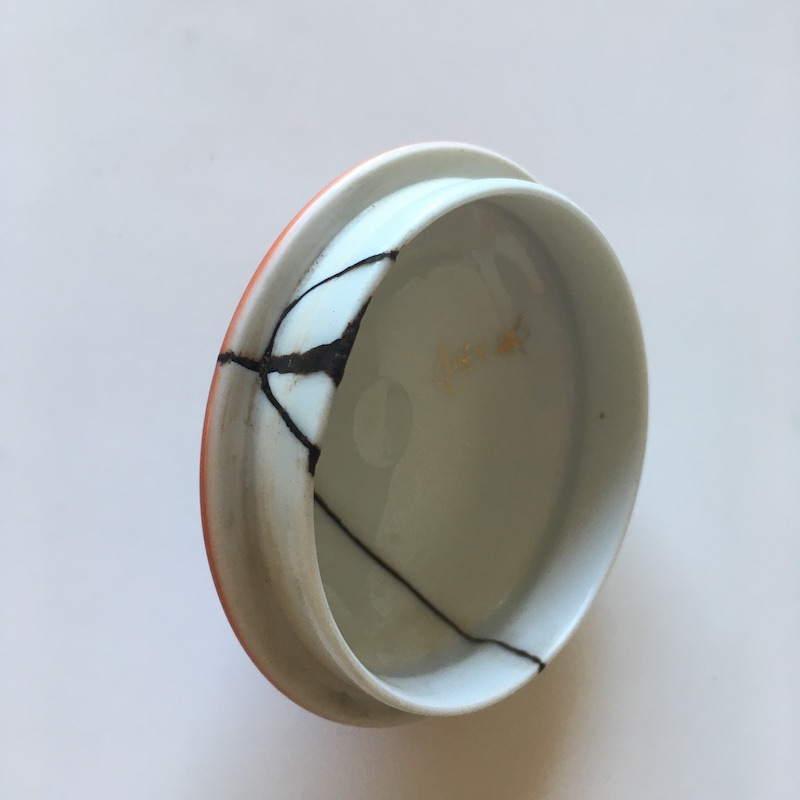 錆漆を研いだあと