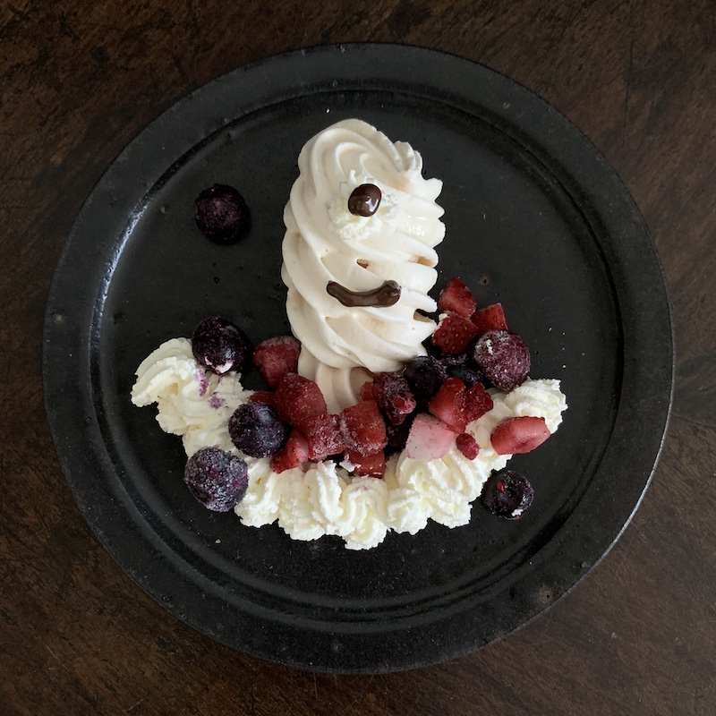 ハロウィーンの簡単パブロワ