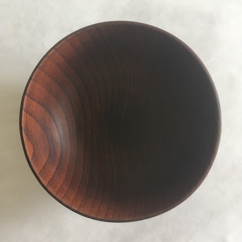 木地固めをしたお椀
