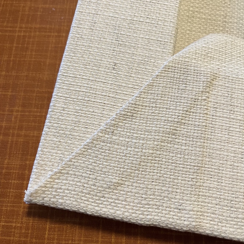 糊付けしたところ